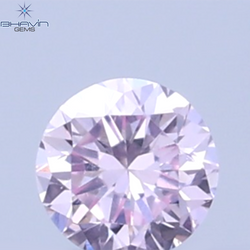 0.03 CT Natural Round Diamond Pink Color Clarity VS1 (1.90 MM)