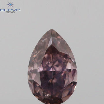 0.15 CT Pear Shape Natural Diamond Pink Color VS1 Clarity (4.19 MM)
