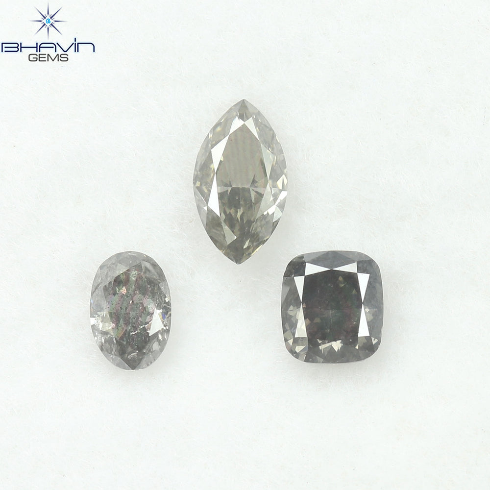 0.34 CT ハートシェイプ ナチュラル ダイヤモンド オレンジ色 VS1 クラリティ (4.59 MM)