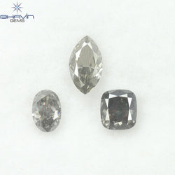 0.34 CT ハートシェイプ ナチュラル ダイヤモンド オレンジ色 VS1 クラリティ (4.59 MM)