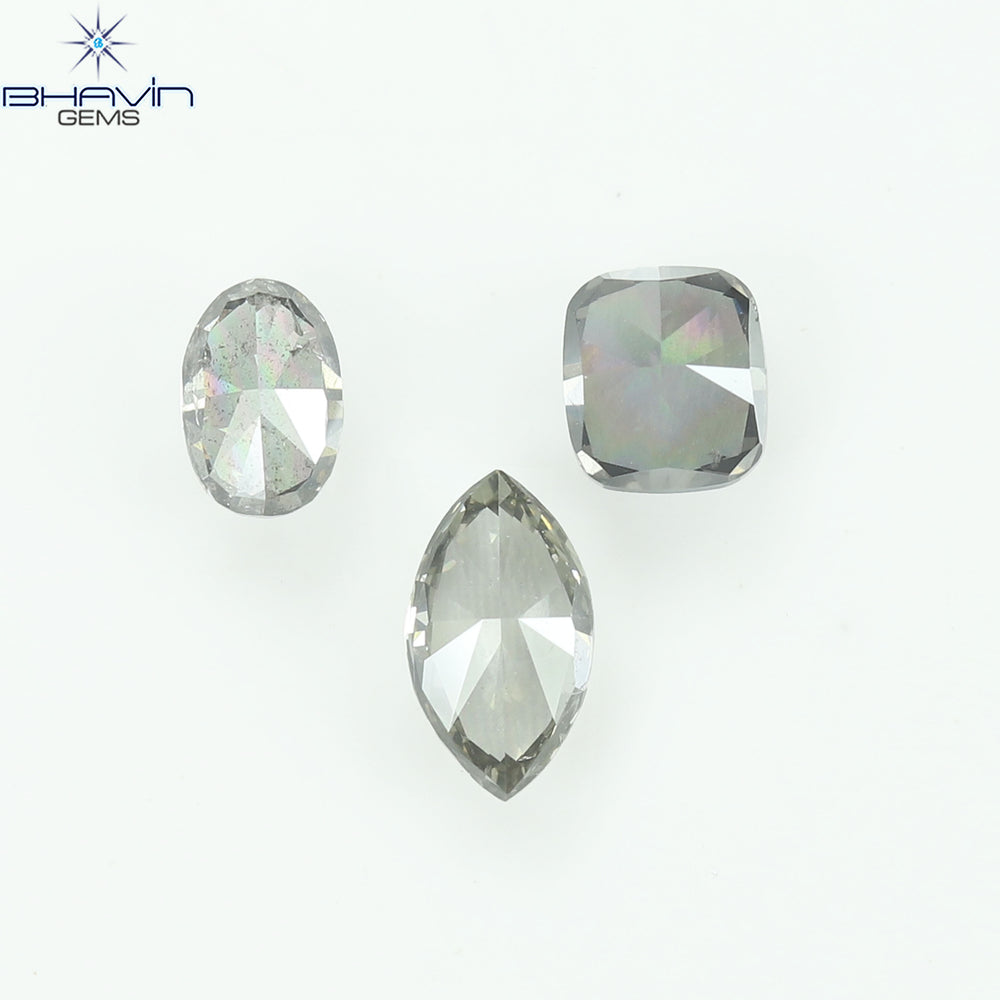 0.34 CT ハートシェイプ ナチュラル ダイヤモンド オレンジ色 VS1 クラリティ (4.59 MM)