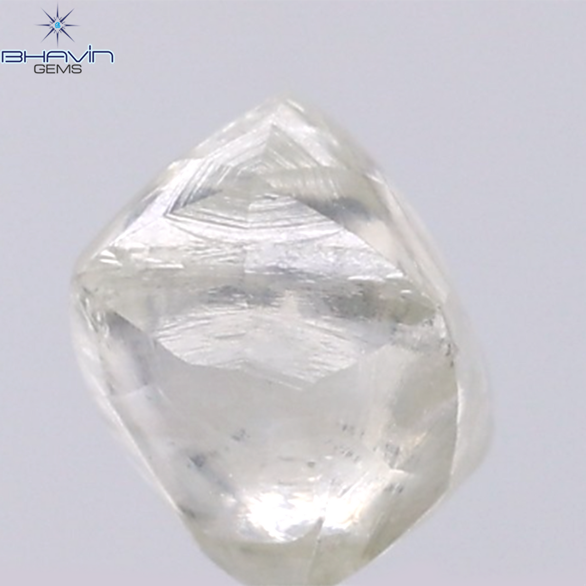 1.77 CT Natural Rough Diamond White Color Clarity VS (6.55 MM)