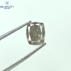 1.05 CT Cushion Shape Natural Diamond Pink Color I3 Clarity (6.08 MM)