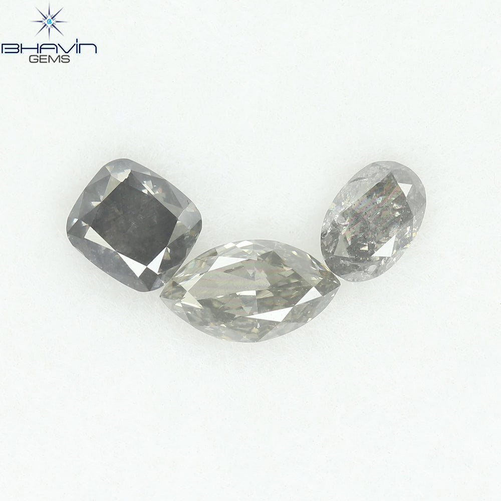 0.34 CT ハートシェイプ ナチュラル ダイヤモンド オレンジ色 VS1 クラリティ (4.59 MM)