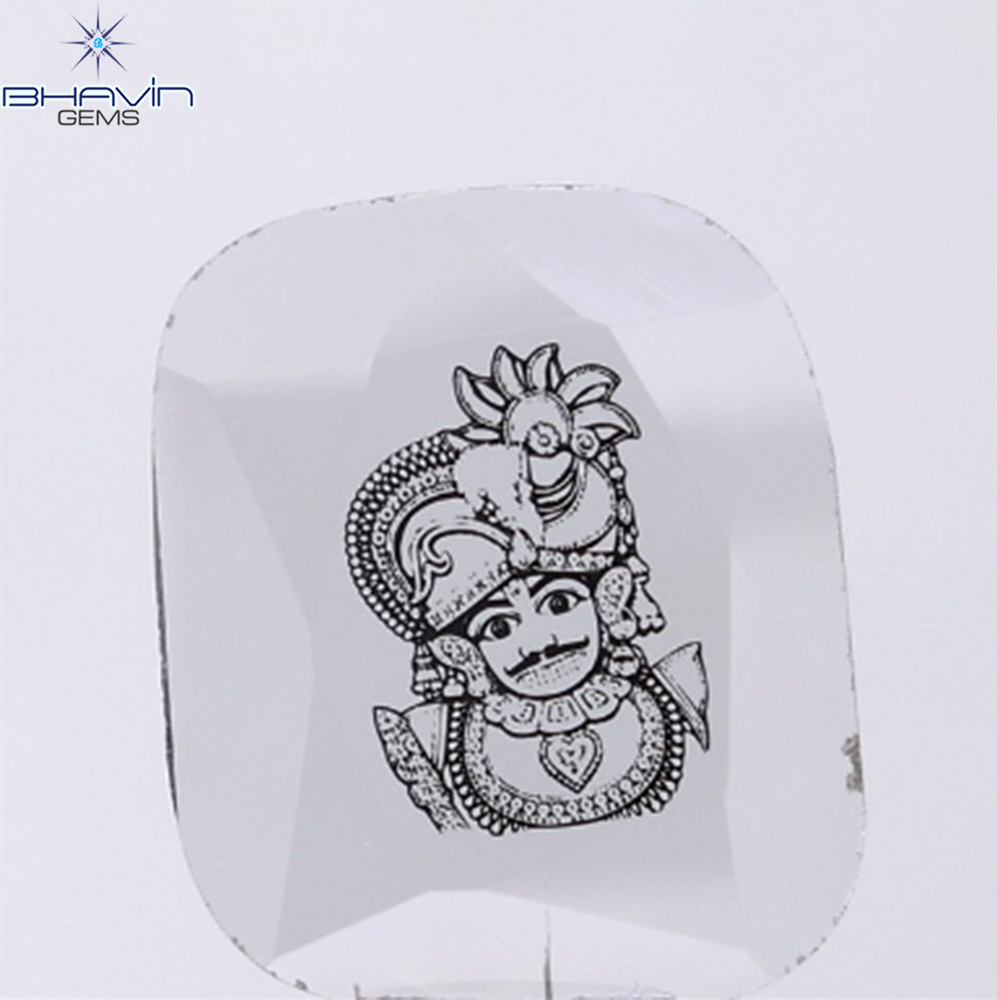1.33 CT Lab Grown Slice (God) Diamond White Color Clarity VS (16.35 MM)