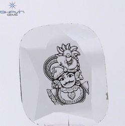 1.33 CT Lab Grown Slice (God) Diamond White Color Clarity VS (16.35 MM)