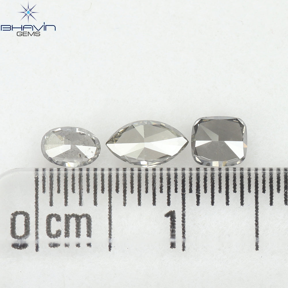 0.34 CT ハートシェイプ ナチュラル ダイヤモンド オレンジ色 VS1 クラリティ (4.59 MM)