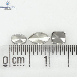 0.34 CT ハートシェイプ ナチュラル ダイヤモンド オレンジ色 VS1 クラリティ (4.59 MM)