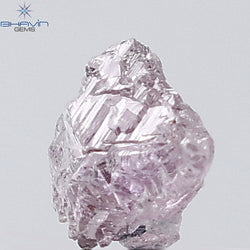 0.54 CT Rough Shape Natural Diamond Pink Color (5.64 MM)