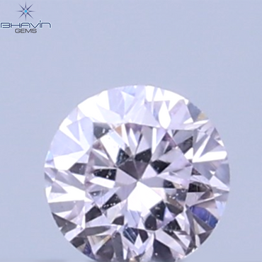 0.03 CT Natural Round Diamond Pink Color Clarity VS2 (1.90 MM)