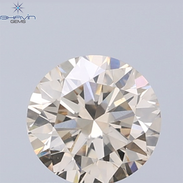 0.45 CT Natural Round Diamond Brown Color Clarity VS2 (4.84 MM)