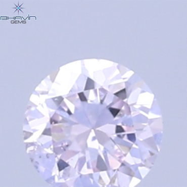 0.02 CT Natural Round Diamond Pink Color Clarity SI (1.6 MM)