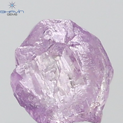 0.31 CT Rough Shape Natural Diamond Pink Color SI Clarity (3.25 MM)