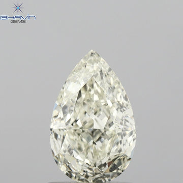 GIA Certified 1.13 CT Pear Natural Diamond Yellow Color SI2 Clarity (10.25 MM)