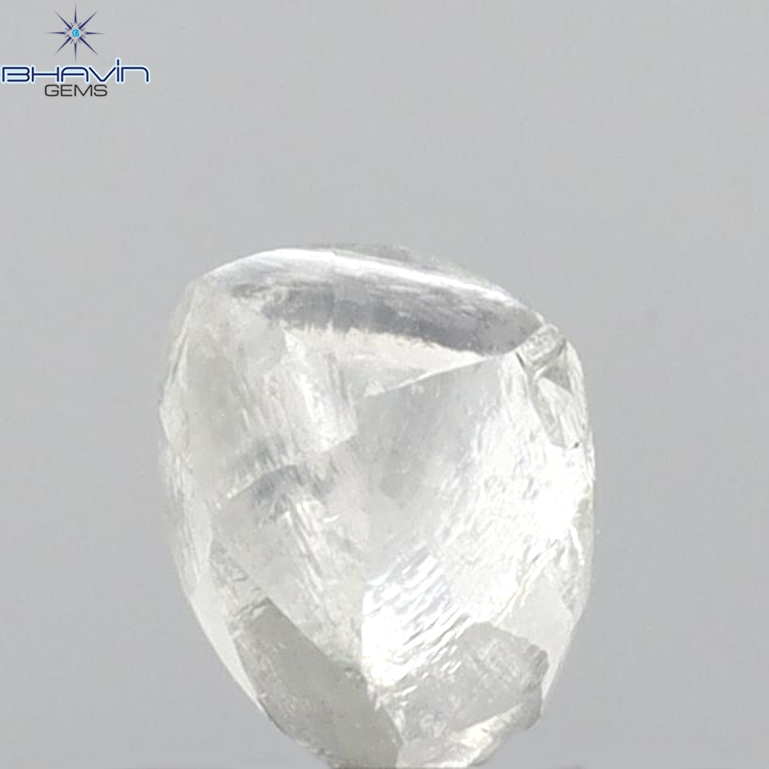 0.48 CT Rough Shape Natural Diamond White Color VS2 Clarity (4.50 MM)