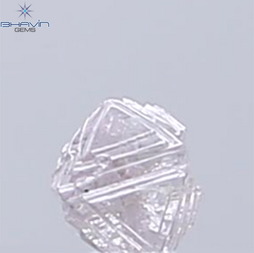 0.18 CT Natural Rough Diamond Pink Color Clarity SI (3.42 MM)