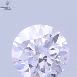 0.03 CT Natural Round Diamond Pink Color Clarity SI (1.9 MM)