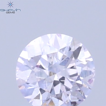 0.03 CT Natural Round Diamond Pink Color Clarity SI (1.9 MM)