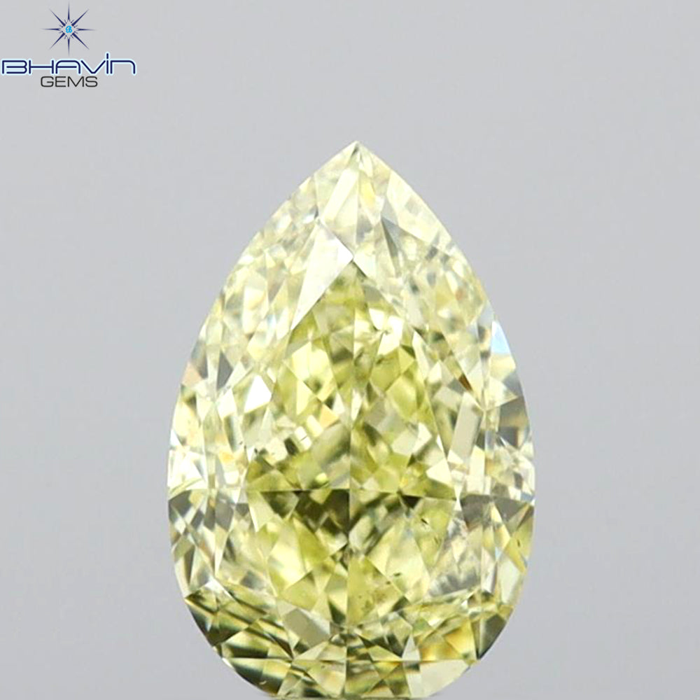 GIA認定 1.27 CT クッションダイヤモンド イエローカラー 天然ダイヤモンド VS1 クラリティ (5.97 MM)