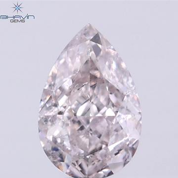 GIA Certified 0.50 CT Pear Diamond Pink Color Natural Loose Diamond (6.17 MM)