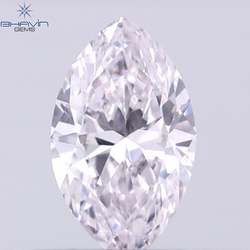 GIA Certified 0.27 CT Marquise Diamond Pink Color Natural Loose Diamond VS1 Clarity (6.02 MM)