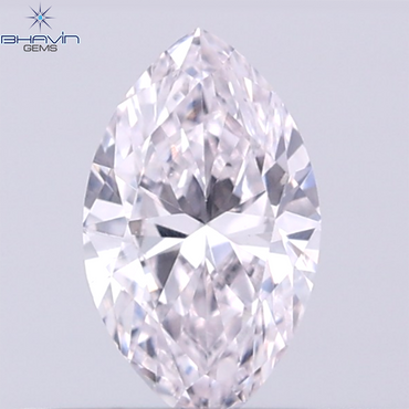 GIA Certified 0.27 CT Marquise Diamond Pink Color Natural Loose Diamond VS1 Clarity (6.02 MM)