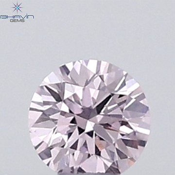 0.03 CT Round Natural Diamond Pink (Argyle) Color VS Clarity