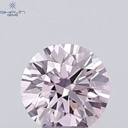 0.03 CT Round Natural Diamond Pink (Argyle) Color VS Clarity