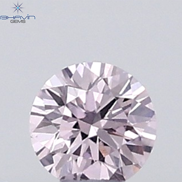 0.03 CT Round Natural Diamond Pink (Argyle) Color VS Clarity