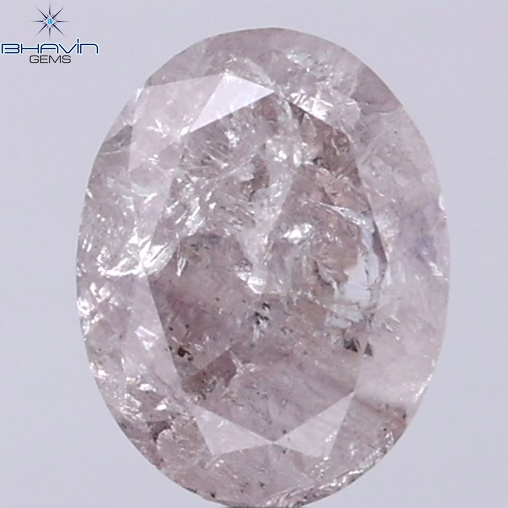 GIA認定 2.02 CT オーバルシェイプ 天然ダイヤモンド ピンクブラウンカラー (8.67 MM)