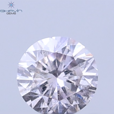 0.04 CT Natural Round Diamond Pink Color Clarity SI (2.0 MM)