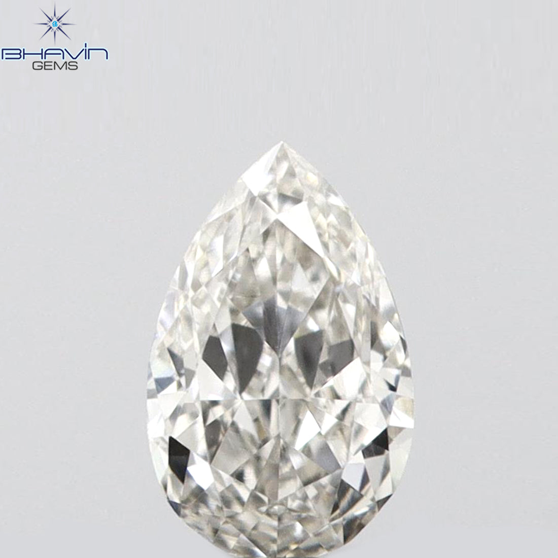 0.08 CT ペアシェイプ ナチュラル ダイヤモンド ピンク色 VS1 クラリティ (3.45 MM)