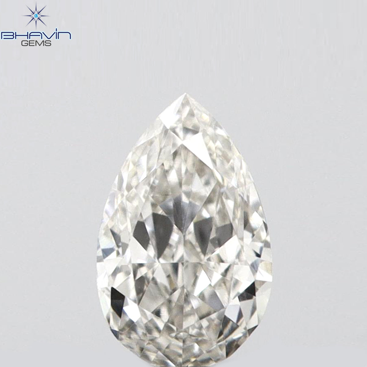 0.08 CT ペアシェイプ ナチュラル ダイヤモンド ピンク色 VS1 クラリティ (3.45 MM)
