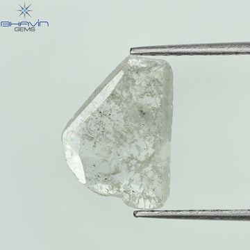 0.77 CT Natural Slice (Polki) Diamond White Color Clarity I3 (10.68 MM)