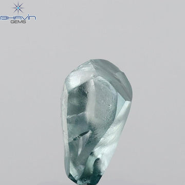 1.12 CT Rough Shape Enhanced Blue Color VS2 Clarity (7.75 MM)