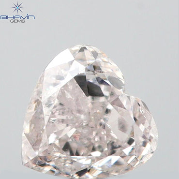0.23 CT Cushion Shape Natural Diamond Pink Color SI1 Clarity (3.98 MM)