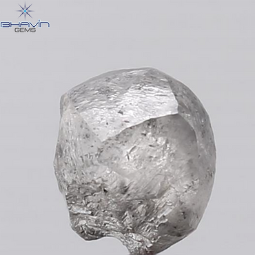 2.05 CT Rough Shape Natural Diamond Salt And Papper Color I3 Clarity (7.80 MM)