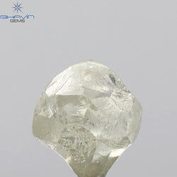 2.29 CT Rough Shape Natural Loose Diamond White (M) Color SI1 Clarity (6.70 MM)