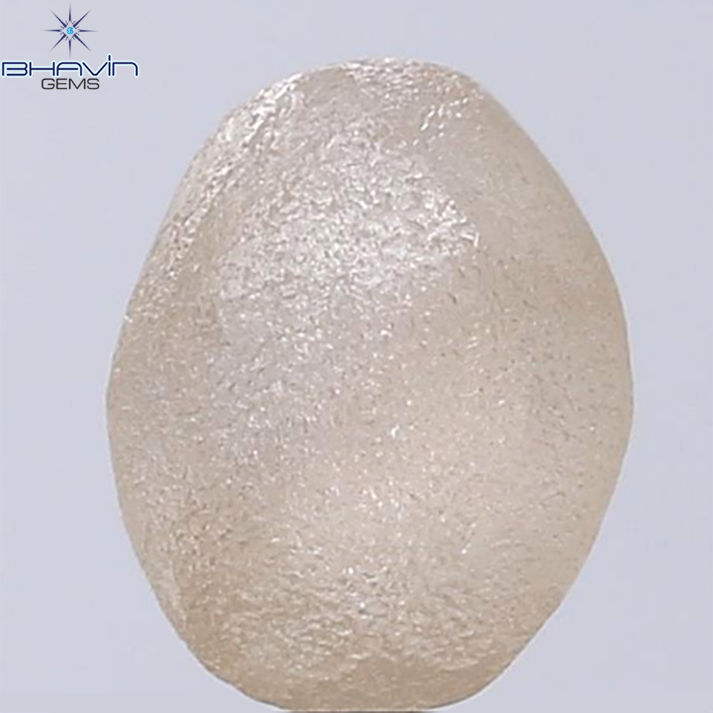 2.53 CT Rough Shape Natural Diamond Brown Color VS2 Clarity (8.95 MM)