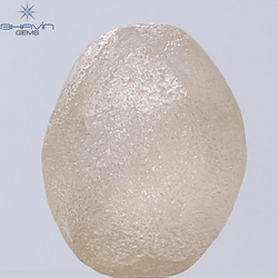 2.53 CT Rough Shape Natural Diamond Brown Color VS2 Clarity (8.95 MM)