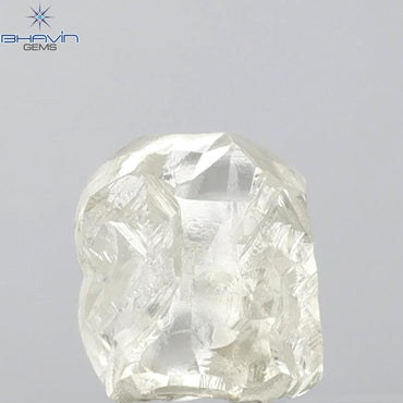 2.50 CT Rough Shape Natural Diamond White Color VS2 Clarity (7.73 MM)