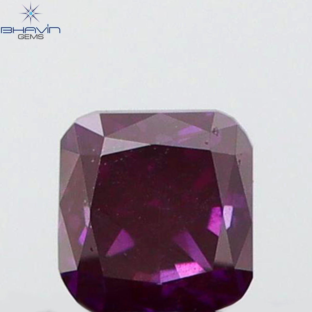 0.07 CT Natural Cushion Diamond Enhanced Pink Color Clarity VS2 (1.85 MM)