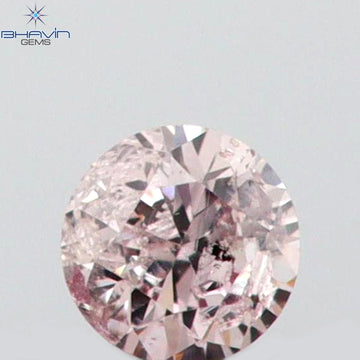 0.03 CT Natural Round Diamond Pink (Argyle) Color Clarity I1 (2.00 MM)