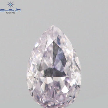 0.04 CT Pear Shape Natural Diamond Pink Color VS2 Clarity (2.84 MM)