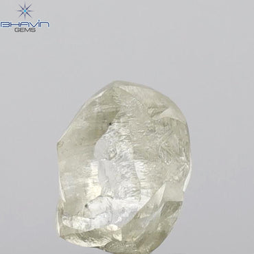 2.24 CT Rough Shape Natural Loose Diamond White (M) Color SI1 Clarity (8.52 MM)