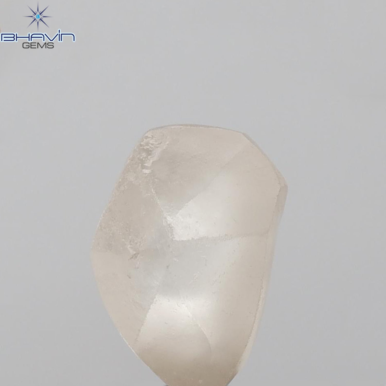 2.71 CT Rough Shape Natural Diamond Brown Color VS2 Clarity (9.15 MM)
