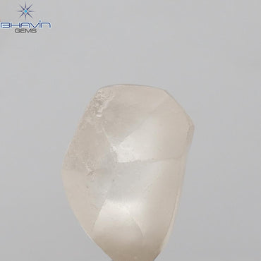 2.71 CT Rough Shape Natural Diamond Brown Color VS2 Clarity (9.15 MM)