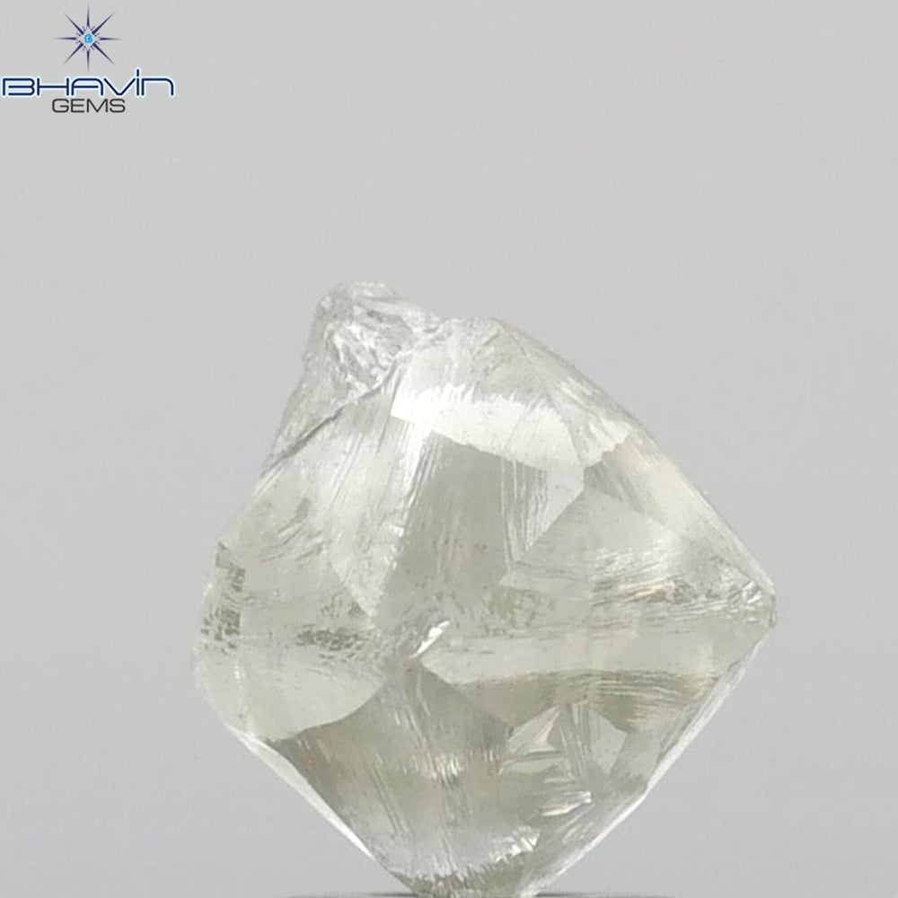 2.60 CT Rough Shape Natural Loose Diamond White (M) Color SI2 Clarity (7.70 MM)