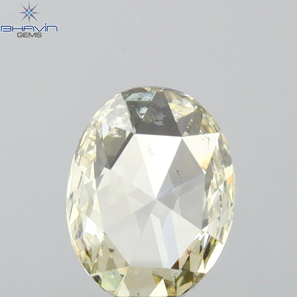 0.55 CT Natural Oval Diamond Yellow Color Clarity SI1 (6.50 MM)