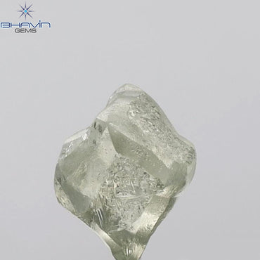 3.04 CT Rough Shape Natural Loose Diamond Green (M) Color SI2 Clarity (9.11 MM)